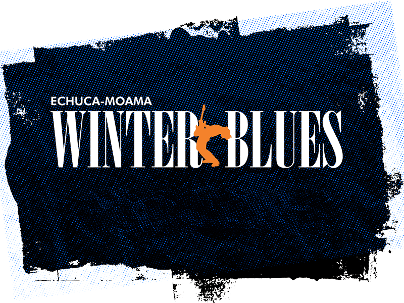 echuca moama winter blues festival logo