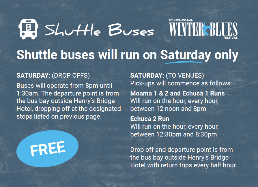 WBF 2024 Shuttle bus timetable